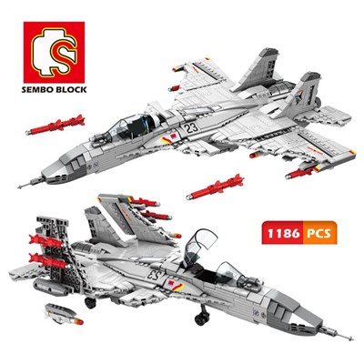 لگو کریتور هواپیمای بمب افکن مدل SEMBO 1186pcs Bomber Fighters_اسباب بازی